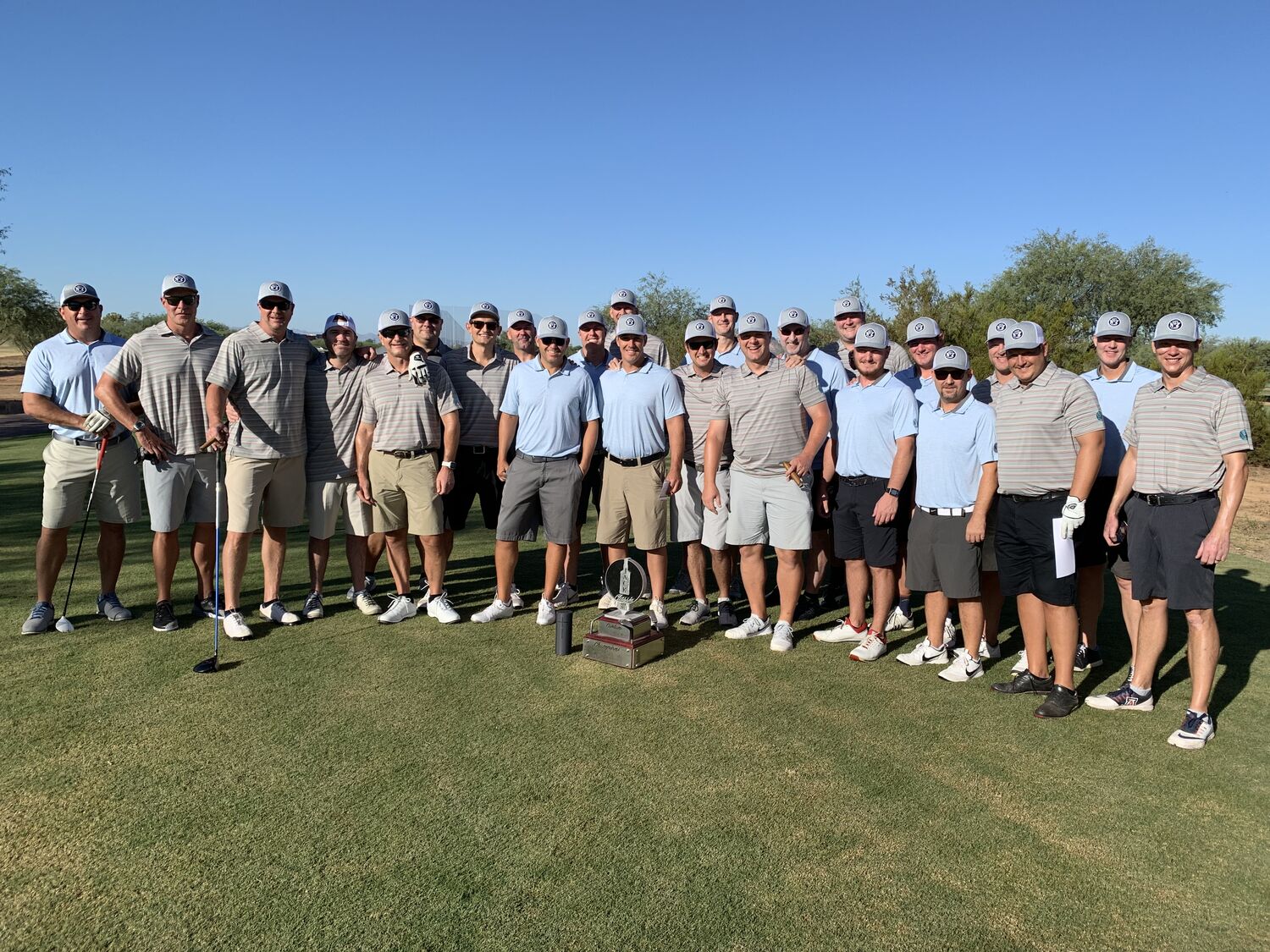 The full 2019 field on the first tee