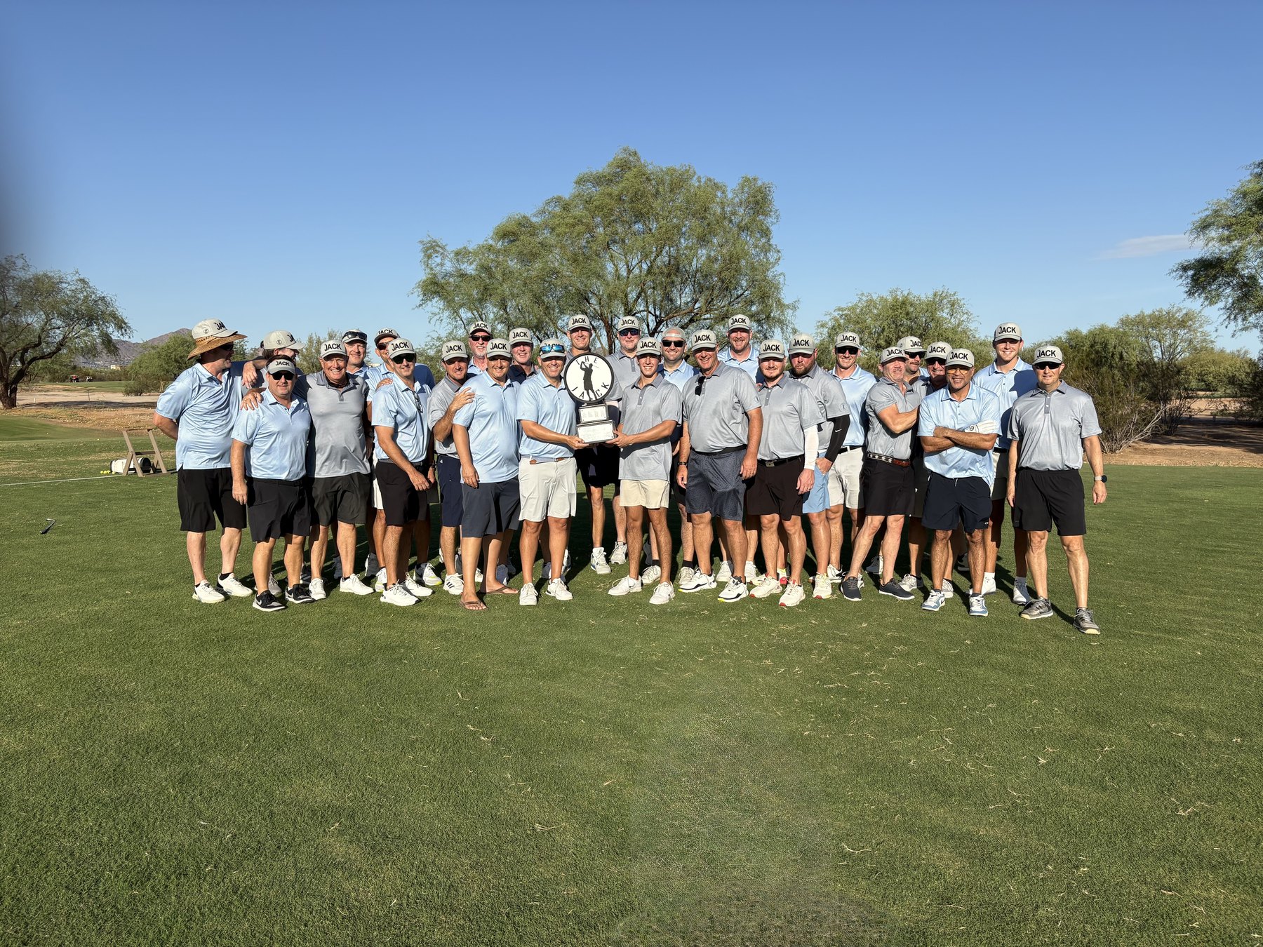 The full JACK XIV field with the Cup at Talking Stick